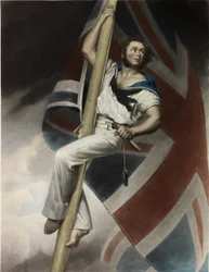 Der Champion von England, graviert von G. S. Shury, 1860